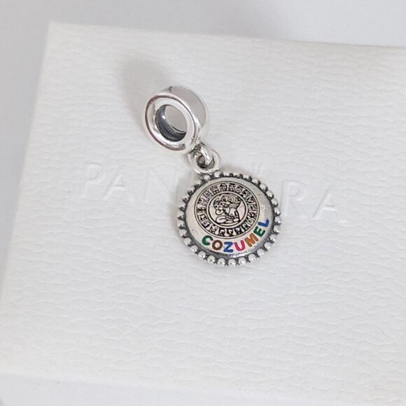 Pandora Cozumel Caribbean Island Exclusive Dangle Charm S925 Silver with box - Picture 7 of 9